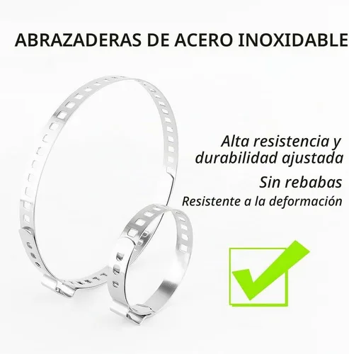 Vista 4 de Kit de 10 abrazaderas de arranque CV, herramienta de abrazadera de arranque de eje CV de acero inoxidable, herramienta de bandas de arranque CV