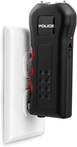 Vista 5 de Police Stun Gun Burn Pepper Spray Combo Mujeres Hombres Autodefensa - 512 Negro