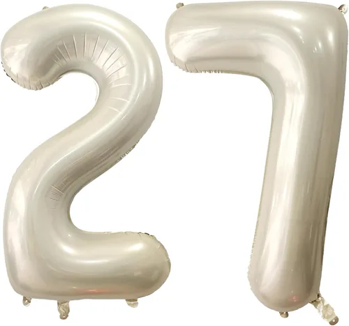 Vista 30 de Globo dorado claro con el número 0 de aluminio de 40 pulgadas, color oro champán, globo de helio 0 Mylar Oro claro 0