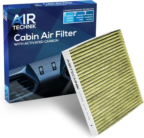 Vista 9 de AirTechnik CF10729 - Filtro de aire de cabina con carbón activado (paquete de 2) Compatible con Chrysler 200, Cirrus, Sebring, Dodge Avenger