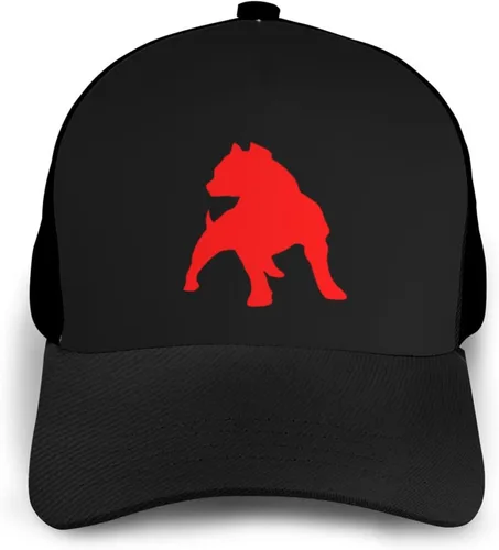 Vista 3 de Gorra de béisbol Pitbulls Pride para hombre y mujer, gorra de camionero clásica
