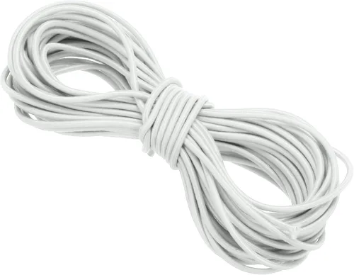 Vista 63 de PATIKIL Cuerda elástica elástica de 109 yardas (328.1 ft), cuerda elástica pesada de 0.059 in, albaricoque para manualidades, correas de gancho