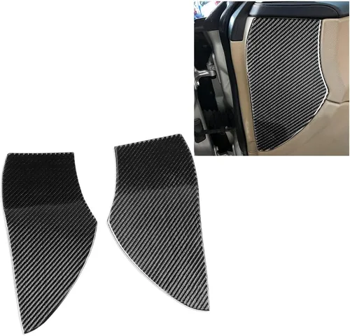 Vista 15 de ontto Accesorios de coche Fibra de carbono Exterior Cuerpo Frente Decoración Pegatinas Fit para Mercedes-Benz CLS C219 2004-2009 Negro