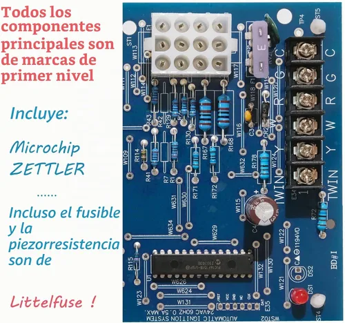Vista 3 de Placa de control de horno actualizada 2025 50A55-743, reemplazo para placa de circuito de control de horno Amana/Goodman PCBBF112S, PCBBF110