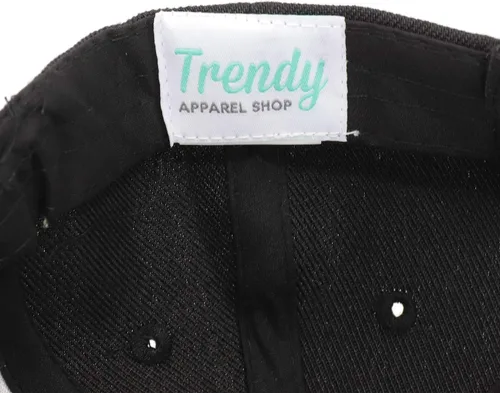 Vista 4 de Trendy Apparel Shop Gorra de béisbol ajustable estructurada de tamaño de bebés llanos