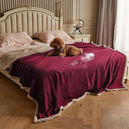 Vista 17 de Kritter Planet - Manta impermeable para perros, reversible, a prueba de agua, para sofá, cama y coche, fundas lavables para sofá para perros