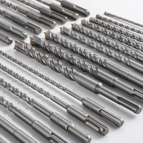 Vista 4 de Wensilon Broca para hormigón, 1 unidad, 1 pulgada x 10 "-8 pulgadas, material de carburo de doble rosca de tipo cruzado, adecuado para hormigón