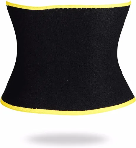 Vista 2 de Cinturón de entrenamiento de cintura para mujer, control de abdomen, faja de sauna, reductor de cintura deportivo, moldeador de cuerpo delgado