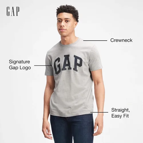 Vista 3 de GAP Men's Classic Logo Tee T-Shirt