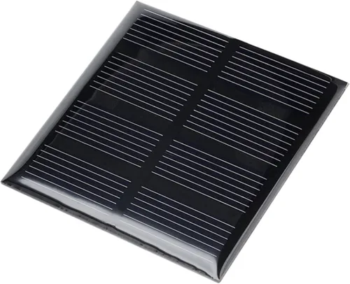 Vista 6 de uxcell - 5 unidades de 2 V 160 mA Poly Mini módulo de panel de células solares DIY para teléfono luz juguetes cargador 2.362 in x 2.362 in