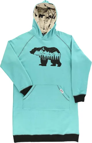 Vista 117 de Lazy One Sudadera con capucha de gran tamaño, ropa de dormir cómoda, vestido de suéter para mujer