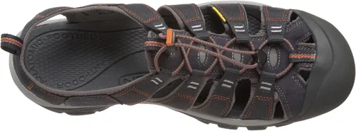 Vista 6 de KEEN Sandalias de agua Newport H2 con punta cerrada para hombre, Negro