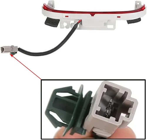 Vista 5 de Tercera luz de freno LED roja para Honda Civic EX 2006-2011 Coupé de 2 puertas