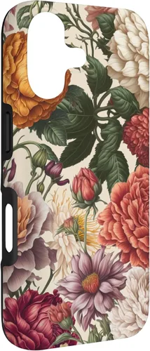Vista 3 de Cute Flowers Vintage Botanical Floral Illustration Women Case for iPhone 17