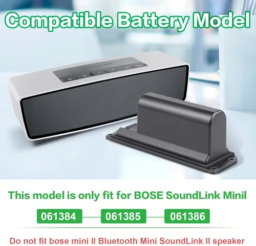 Vista 8 de Batería de 7.4V 22.2Wh 061384 para Bose Soundlink Mini I One Gen 1 Altavoz Versión de EE. UU. Batería para 413295 61385 61384 61386 63287 061384