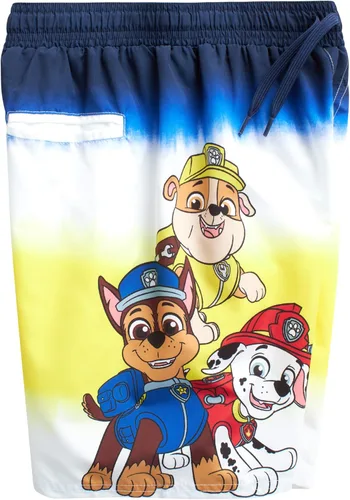 Vista 5 de Nickelodeon Paw Patrol - Traje de baño para niños Chase, Marshall, Rubble Traje de baño para niños UPF 50+ para niños (2T-7)