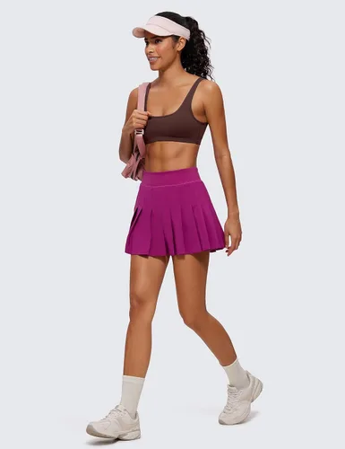 Vista 29 de CRZ YOGA Butterluxe - Mini brasier para mujer, cuello redondo, de bajo impacto, inalámbrico, deportivo, yoga, acolchado, para entrenamiento