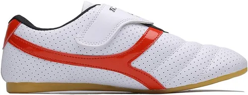 Vista 4 de MSMAX Zapatos de artes marciales para niños, zapatos de Kung Fu Tai Chi, zapatos de boxeo de taekwondo para hombres