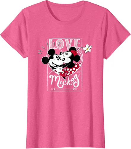 Vista 83 de Disney Mickey & Minnie Mouse Love Mickey - Camiseta para el día de San Valentín