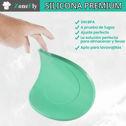 Vista 5 de Tapa de silicona para olla instantánea de 6 cuartos – 5 y 6 cuartos de galón para tapa interior de olla compatible con Insta Pot IP DUO-60, LUX