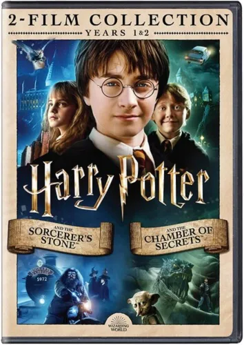 Vista 4 de Harry Potter and Fantastic Beasts Complete 10 Movie Collection DVD Set Includes Glossy Print Harry Potter Art Card