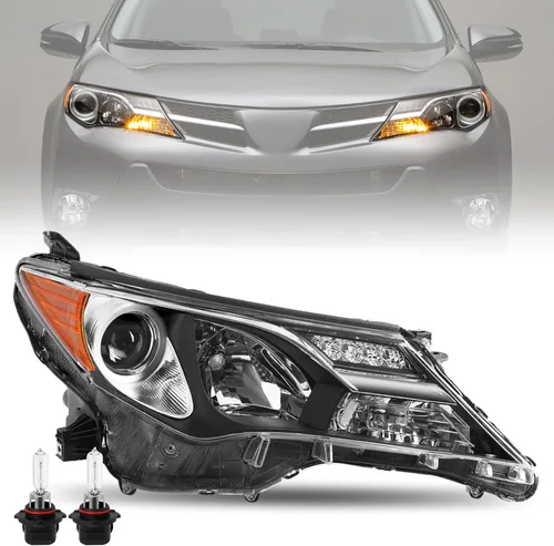 Vista 8 de JSBOYAT Conjunto de faros halógenos para Toyota RAV4 2013-2015