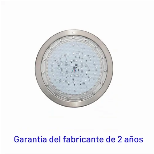 Vista 2 de Luz LED multicolor para piscina enterrada de 10 pulgadas, carcasa de acero inoxidable, cable de 50 pies para nicho húmedo (sin controlador)