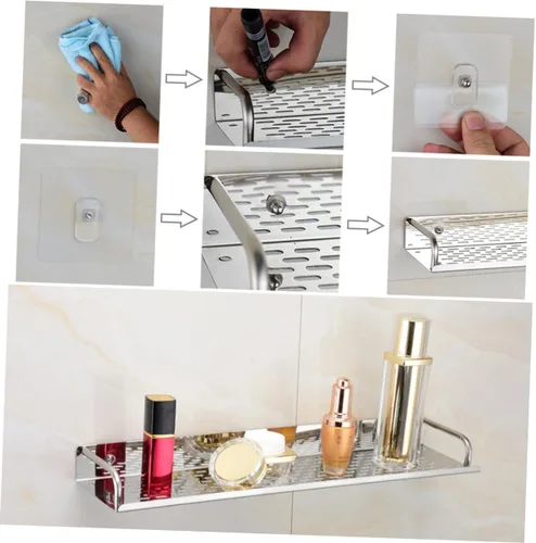 Vista 3 de Cabilock Estante de cocina de baño Estante de metal para baño