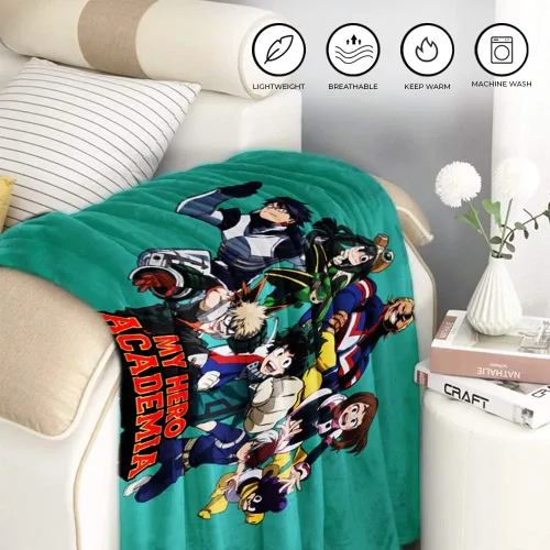 Vista 6 de My Hero Academia Class 1-A - Manta de forro polar de 45 x 60 pulgadas