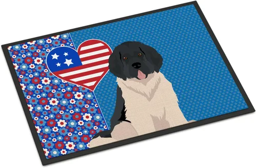 Vista 157 de Caroline's Treasures WDK5119JMAT Airedale Terrier USA - Tapete para interiores o exteriores, 24 x 36 pulgadas, tapete para puerta delantera
