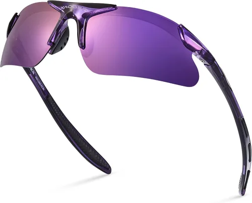 Vista 8 de Gafas de sol deportivas polarizadas para niños y niñas, gafas de béisbol y sóftbol, montura TR90