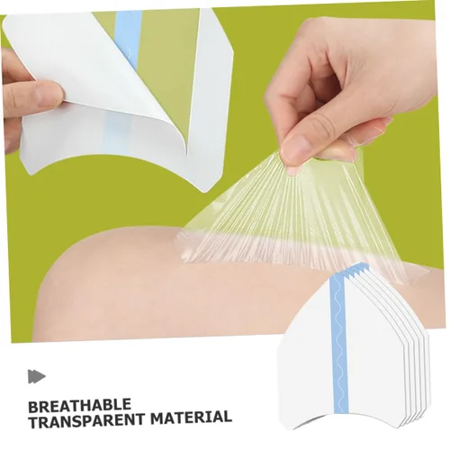 Vista 3 de 6 calcomanías transparentes para el muslo, rozaduras en los muslos, protección cómoda, uso versátil para reducir la fricción de la piel