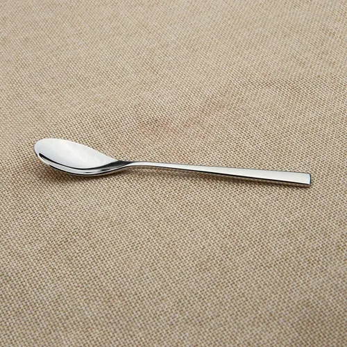 Vista 6 de IMEEA Cucharas de café expreso de 4.5 pulgadas SUS304 de acero inoxidable para café expreso y postres pequeños, juego de 6
