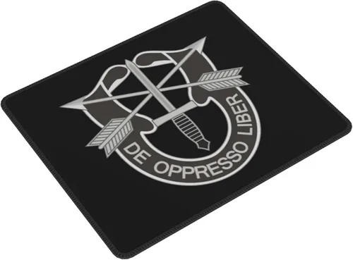 Vista 2 de Alfombrilla para mouse de las fuerzas especiales del ejército de EE. UU., base de goma antideslizante, accesorios de oficina