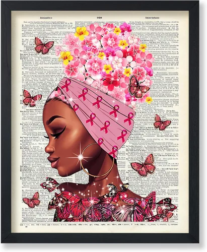 Vista 27 de Poster Master Póster motivacional vintage, impresión inspiradora retro, regalo para chica afro, amiga, reina negra, mujer afroamericana