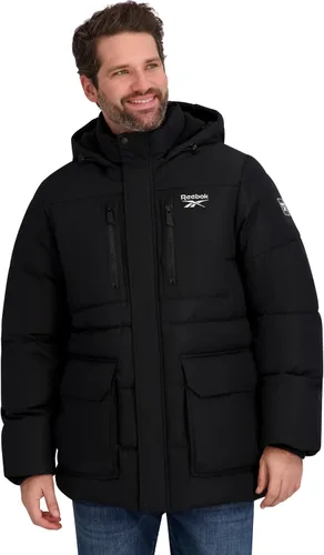 Vista 5 de Reebok Chaqueta pesada tipo parka acolchada para hombre
