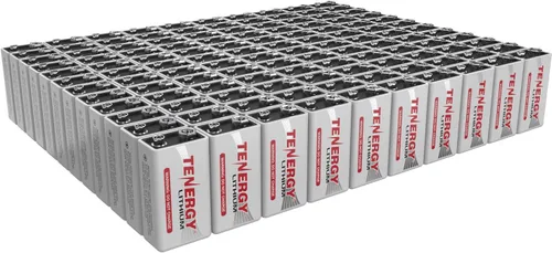 Vista 9 de Tenergy Baterías de litio de 9 V, baterías no recargables de 1200 mAh, 10 años de vida útil de litio de 9 voltios, paquete de 2