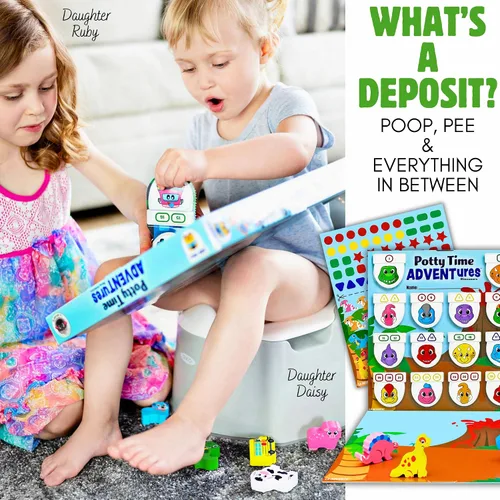 Vista 7 de LIL ADVENTS Potty Time Adventures, Sistema de entrenamiento para ir al baño