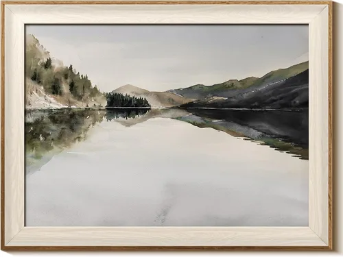 Vista 7 de InSimSea Arte de Pared en Lienzo Enmarcado Decoración de Habitación, Imágenes de Paisaje Costero Clásico para Baño Decoraciones de Pared, Arte
