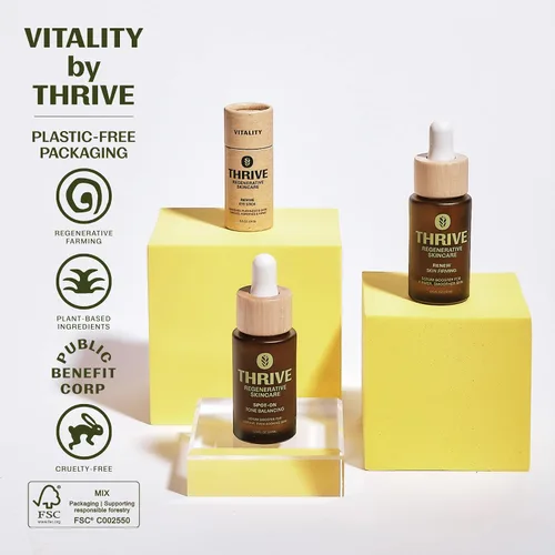 Vista 3 de Thrive Natural Care Revive - Bálsamo para ojos en barra – Iluminador para debajo de los ojos – Reduce las bolsas hinchadas – Vegano, fabricado
