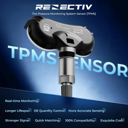 Vista 5 de RENECTIV Sensor TPMS, sistema de monitoreo de presión de neumáticos de 315 Mhz, juego de 1