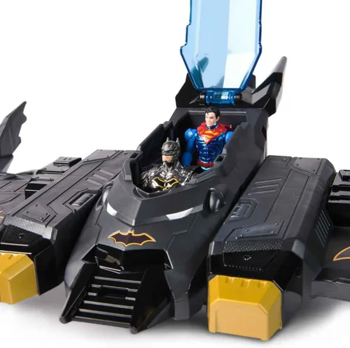 Vista 2 de DC Comics Metal Force Transforming Batwing, juego 2 en 1