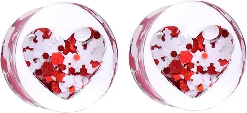 Vista 2 de 4 unidades2 pares de dilatadores acrílicos para el oído y los dilatadores de piercing para el cuerpo, joyería para el cuerpo, dilatador