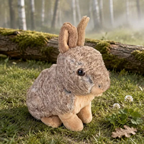 Vista 7 de Wild Republic Peluche de conejo, animal de peluche, regalos para niños, Cuddlekins de 8 pulgadas