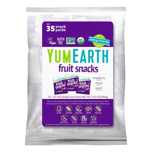 Vista 12 de YumEarth - Caja de botanas de frutas orgánicas, 0.7 oz (paquete de 10)