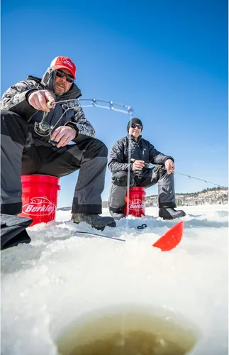 Vista 7 de Berkley Trilene – Hilo de pesca de fluorocarbono 100% para pesca en hielo