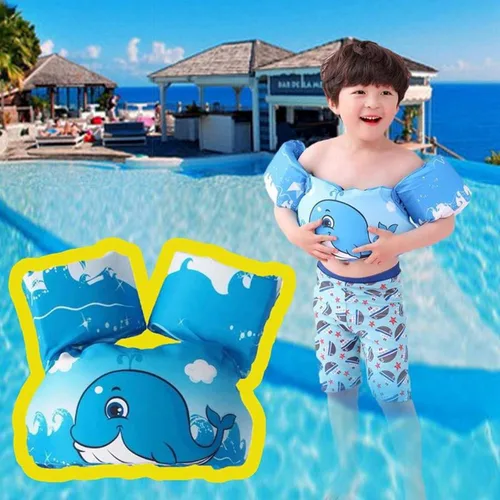 Vista 6 de Chaleco de natación para niños y niñas de 22 a 66 libras - Chaleco de natación, chaquetas, flotadores, flotadores de brazo, compañero