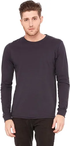 Vista 16 de Canvas Filmore 3501 - Camiseta de 4.2 onzas para hombre manga larga (1) Ceniza + (1) Jaspeado atlético