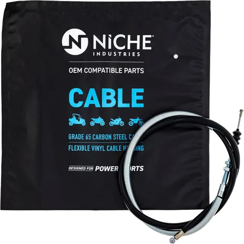 Vista 2 de NICHE Cable de embrague para Yamaha 5LP-26335-10-00 5LP-26335-00-00 Para Yamaha, se adapta a 2001-2004 Raptor 660R YFM660R, reemplaza