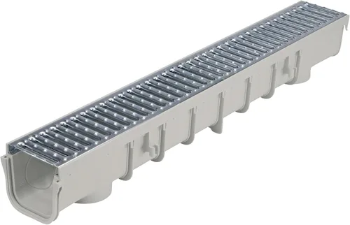 Vista 9 de NDS 864GMTL kit para canal de drenaje de 5" con rejilla de metal